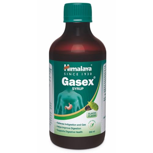 Himalaya Wellness Company Gasex Liquid Syrup-200 Ml((Elaichi)