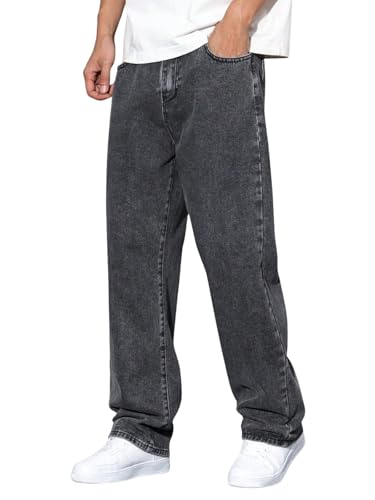 GRECIILOOKS Men Jeans || Baggy Fit Jean's for Man || Loose Fit Hi...