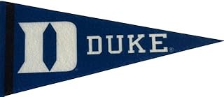 Duke Felt Mini Pennant - Size: 4" x 9" - Officially Licensed - 1 Pennant Per Pack