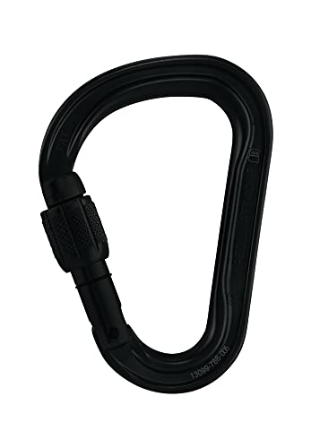 PETZL Unisex's Attached Carabiner, Black, UNI