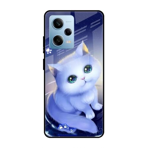 Image of SmashItUp Animals | Cat Designer Printed TPU Metal Case Mobile Back Cover for Redmi Note 12 Pro 5G