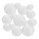 ✅-REUTILIZABLE Y ELEGANTE: se despliega como un acordeón y es fácil de montar, colgar y reutilizar. Cada linterna también tiene un gancho para colgar decoraciones o luces LED (luces opcionales no incluidas). Nuestras linternas de papel redondas hechas a mano en color blanco neutro agregan un ambiente elegante a cualquier sala interior o evento de fiesta al aire libre.