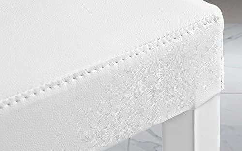 SISA srl, Set di 4 Sedie Sala da Pranzo Imbottite