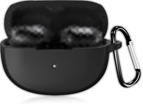 Image of Silicone Cover Compatible with Bose Ultra Open Earbuds Case Cover, Compatible with Bose Earbuds case Cover, Shockproof Protective Pouch - Black