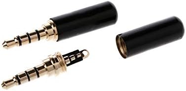 VizGiz 5 Pack Conector Jack 3.5mm TRRS Reparación Auriculares miniatura 2