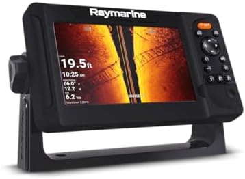 Raymarine Element 7 HV with HV-100 Transducer and Navionics+ US and Canada Charts, Black