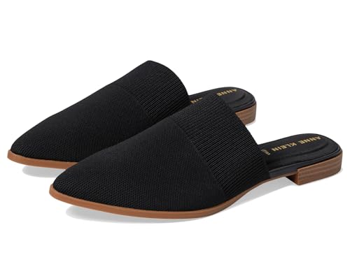Mules Anne Klein Vassar en tricot noir taille 37.5 pour femme