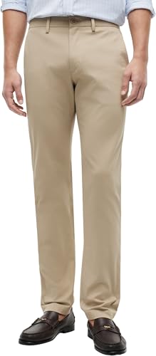 Tommy Hilfiger Men’s Core Bleecker 1985 Pima Cotton Chinos, Beige (Batique Khaki), 31W/34L