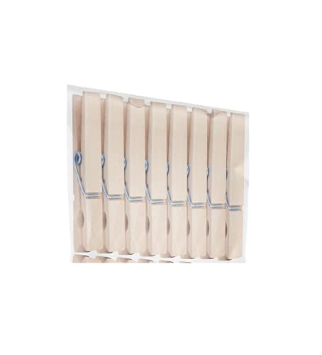Prendedor de Roupas, em Madeira, Linha Brilhus, Bettanin., Brilhus, Natural