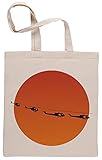 Umweltfreundlich Apokalypse Sonnenuntergang Wiederverwendbar Baumwolle Beige Einkaufstasche Reusable Cotton Shopping Bag