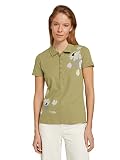 Polo para mujer de Tom Tailor Tom Tailor 1030494 Polo, 28723 Moderate Olive, L para Mujer