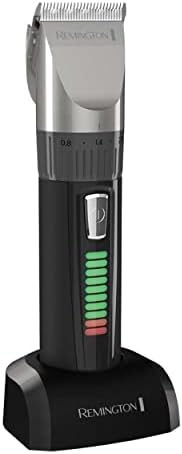 Bild 11 - Remington Haarschneidemaschine Profi [selbstschärf. Keramik Klingen/0,8-40mm/Präzisionseinstellung] Haarschneider Set (10 Aufsteckkämme, Netz-/Akkubetrieb, Lithium, Alukoffer, Friseurumhang) HC5811