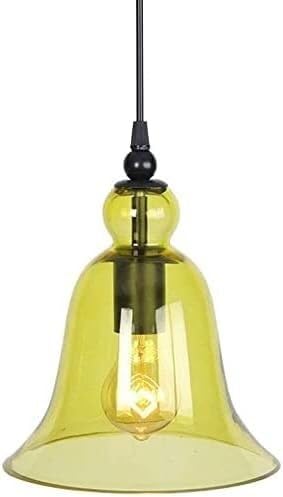 Lustre moderne à LED et lampes suspendues de plafond en verre vert pour îlot de cuisine