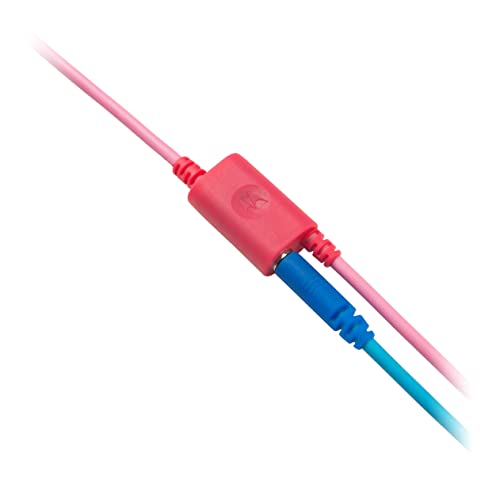 Motorola Sound JR200 - Casque pour Enfants avec câble - limitation du Volume 85 DB avec répartiteur Audio - sans BPA - à partir de 3 Ans - Blue