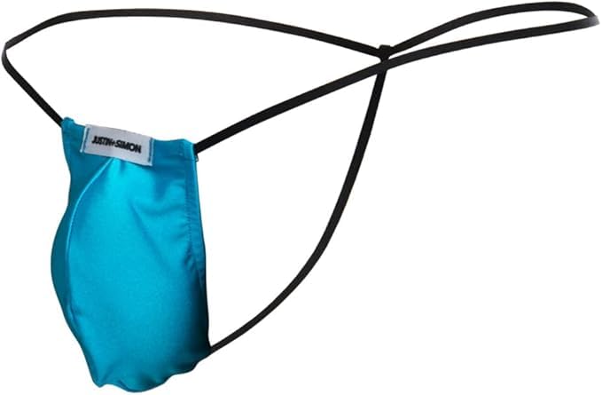MALEBASICS XSJ02 JUSTIN + SIMON Classic G-String Bulge (as1, alpha, s, regular, regular, Turq)