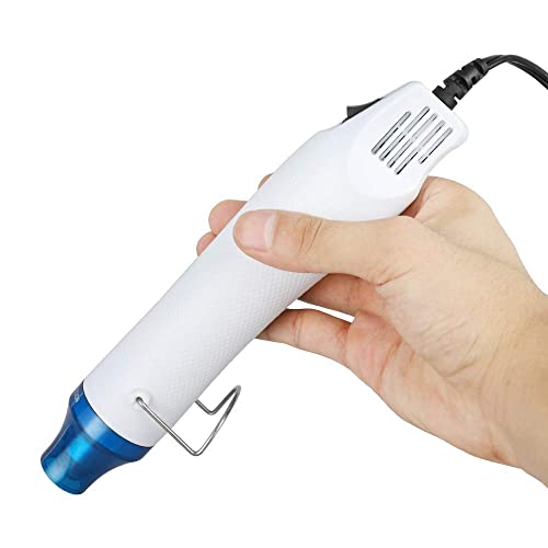 Image of Handheld Portable Mini Heat Gun, 300W Dual-Temperature Heat Tool for Crafts, Epoxy Resin Bubble Buster, Tumbler Embossing, Shrink Wrap, Paint Removal, and Drying