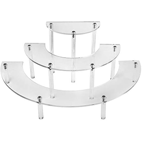 QWORK® 3-Tier Acrylic Cake Stand for Events Cover
