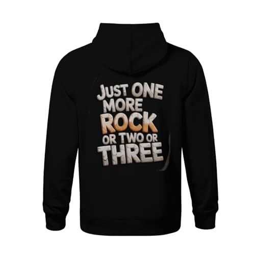 Kids Rock Collecting Just One More Funny Geology Minerals Boys Girls Lightweight Kangaroo Pocket Fleece Hoodies3