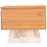 Portarrollos de papel higiénico chino retro para baño, soporte para papel higiénico tallado en alce, soporte de papel higiénico que ahorra espacio, para papel de seda y rollo (color madera)