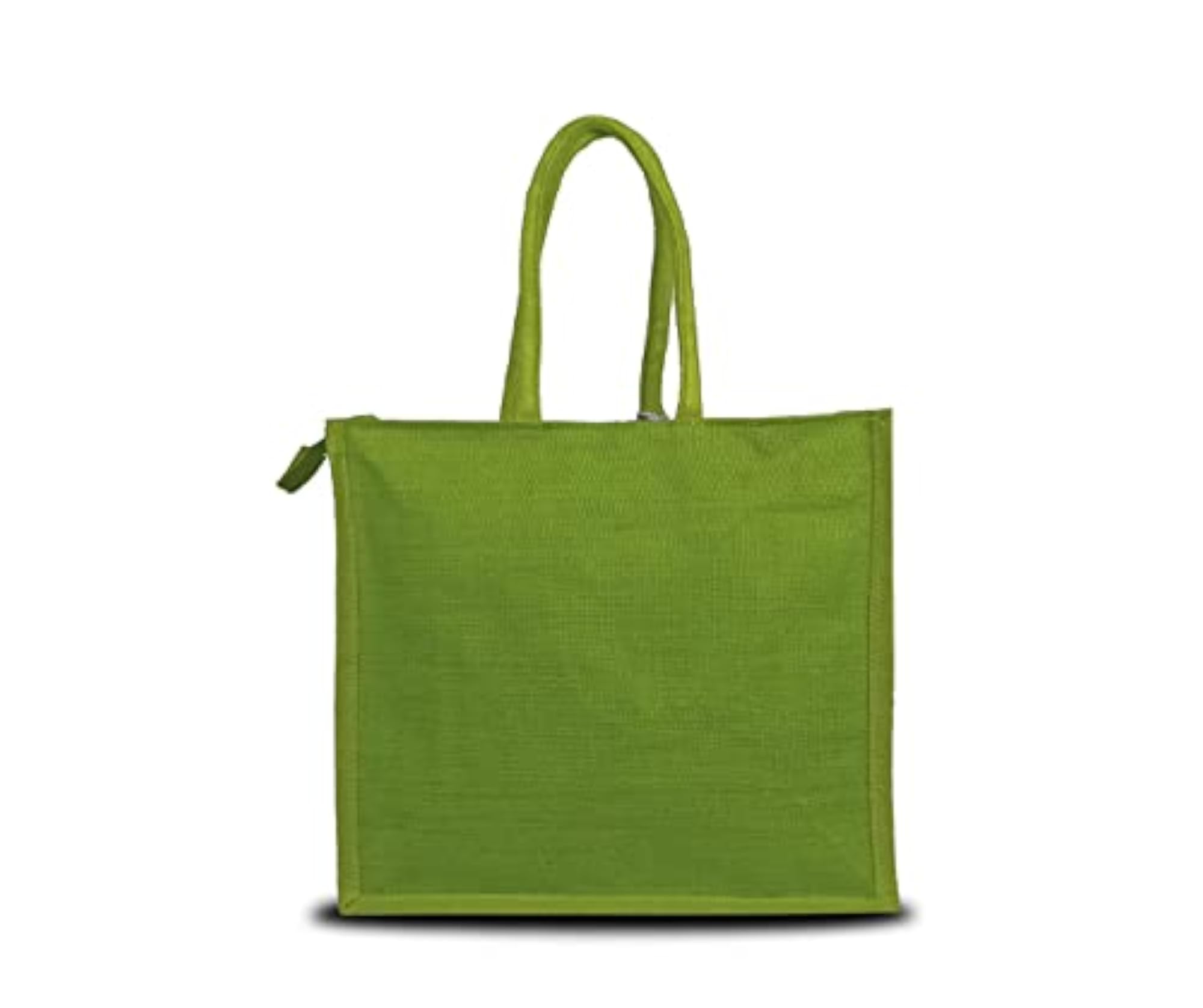 Eco-Friendly Jute Bag with Zip Closure, Multipurpose