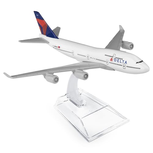 SimplyAir 1/400 Delta 747 Airplane Model Kits die-cast alloys Airplane Model for Collection and Display