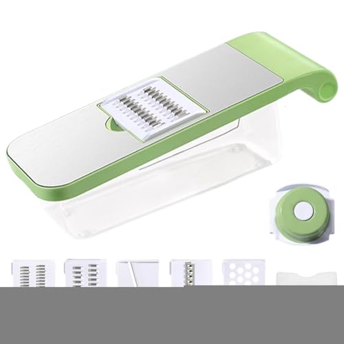 Affettatrice Verdure - Affettaverdure Multiuso Per Carote,Tritaverdure Manuale per Formaggio Frutta Cavolo Pasta Cucina Casa Campeggio Preparazione Pasti