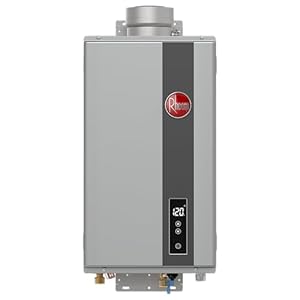 Rheem RTG-95DVLN-3 High Efficiency Non-Condensing Indoor Tankless Natural Gas Water Heater, 9.5 GPM