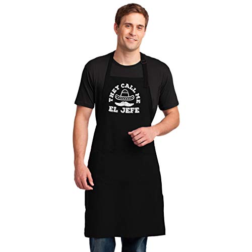 Apasin They Call Me El Jefe Cinco De Mayo Party Gift Kitchen Apron thumb #4
