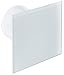 Produktbild Ø 100 mm Design Badventilator Glasfront mit Rückstauklappe WEG100S Lüfter Ventilator Front Wandlüfter Badlüfter Ventilator Einbaulüfter Bad Küche leise Glas 10 cm
