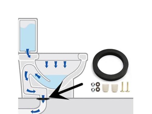Image of Premium RV Toilet Seal - Compatible with 300 /310 /320, Flawless Replacement for 300 310 320 Toilets, Includes Repair Kit