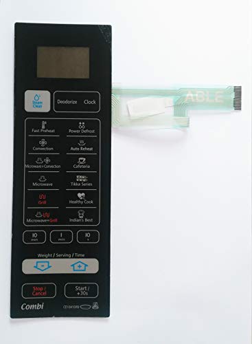 Able CE1041DFB Microwave Oven Membrane Keypad (Black)
