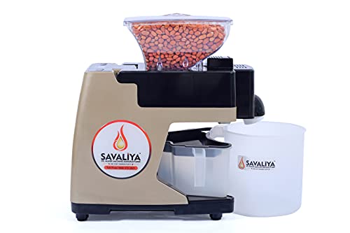 Savaliya-Industries-Premium-SI-801-Fully-Automatic-Home-Use-Oil-Press-Machine-Oil-Extraction-Machine-Brown-400-Watts