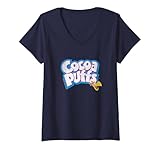 Womens Cocoa Puffs Sonny The Cuckoo Bird Distressed Big Chest Logo V-Neck T-Shirt