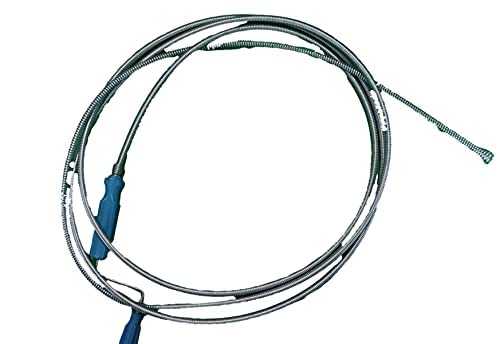 Silberfarbener Spülbecken-Reiniger aus Carbonstahl mit Griff 3 m Länge 1 Stück flexibler robuster Abflussreiniger für Bad und Küche