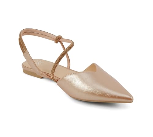 Image of Delicious Victoria ~ Women Pointed Toe Slingback Flat Bridal Dress Pumps