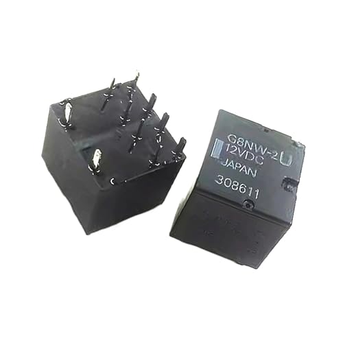 Relais G8NW-2U 12V CC Omron de remplacement automobile lot de 2 pièces