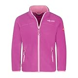 Trollkids Girls Oppdal Jacket XT 122, Fresh Berry/Graphite