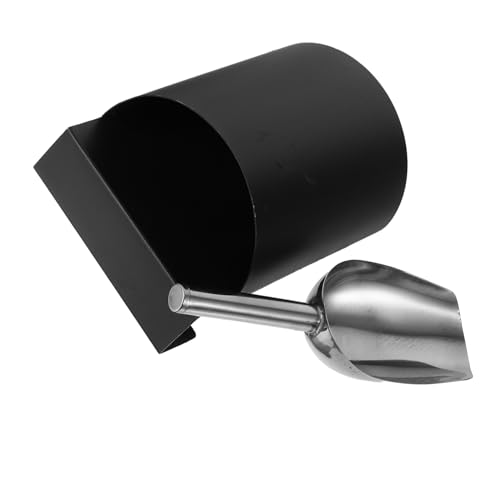 ULTECHNOVO Cuchara para Hielo Inoxidable con Caja de Almacenamiento para Granos Secos y Uso Doméstico o Comercial Cocinas y Tiendas de Té