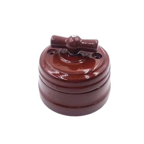 Interrupteur rotatif en céramique pour remplacer un bouton plastique jauni 10A