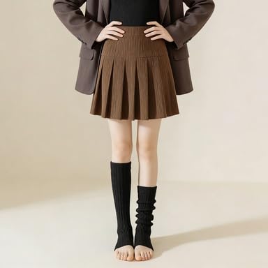 Womens Winter Warm Leg Warmers Slouch Footed Knee High Fashion Accessories for Party Daily Wear