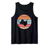 Kelleys Island Map Village Retro Vintage Sunset Lake Erie Tank Top