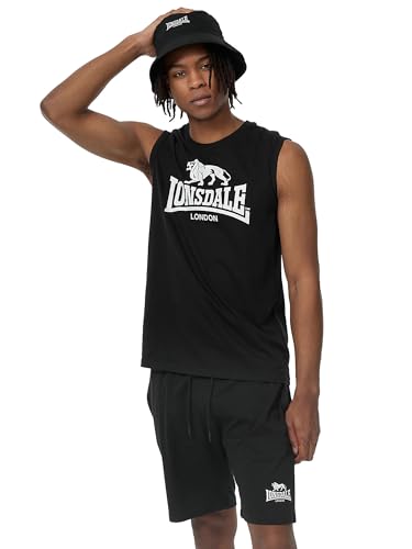 Lonsdale Herren ALLANTON Tracksuit, Black/White, XXXXL