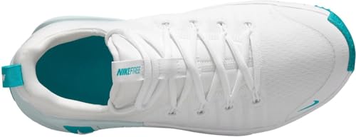 Nike Free Metcon 6 Women's Workout Shoes (FJ7126-107, White/Glacier Blue/Dusty Cactus)3