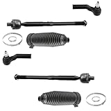 2x Axialgelenk 2x Spurstangenkopf 2x Lenkmanschette Vorderachse links rechts für C-Max II DXA/CB7 DXA/CEU für Focus III