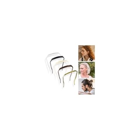 GKPLY Square Invisible Hairbands - Thick Headbands for Curly Hair, Large Bands for Women and Men Hair Fixing Tool and Accessories Cover