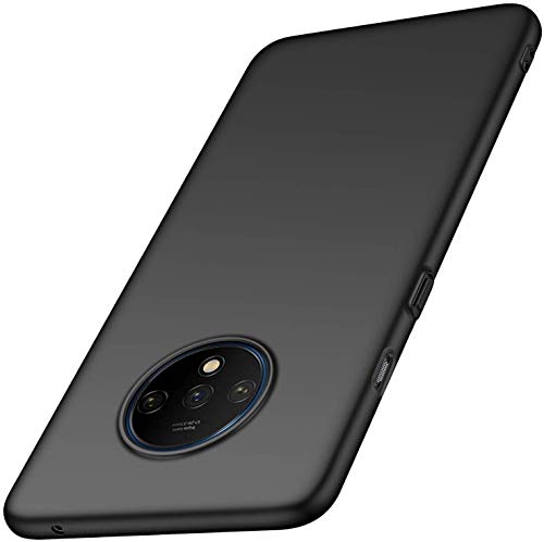 Image of Mobile Back Cover Case for Oneplus 7T | One Plus 7T | 1+7T (Silicone Case|CameraProtection|Black SC1510)
