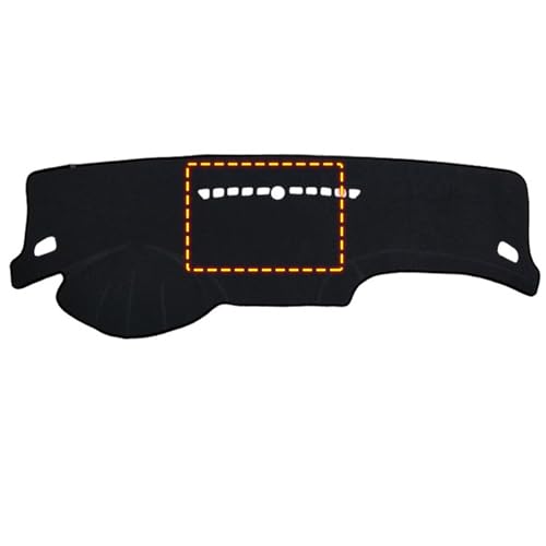 Funda para salpicadero Chevrolet Cruze alfombrilla negra premium anti-UV texturizada