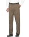 Savane Men's Flat Front Wrinkle Free Twill