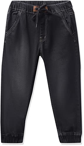 Image of Amazon Brand - Jam & Honey Boys Slim Fit Stretchable Jogger Jeans (Elasticated Waist Band)