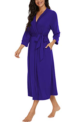 Image of VINTATRE Robes for Women Long Knit Bathrobe XS-4XL